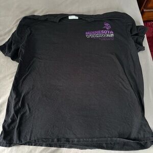 NFL Black Minnesota Vikings Short Sleeve Tee